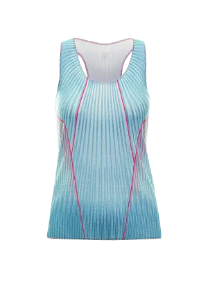 196053-462 | PLEATED V-NECK TANK | ANGEL