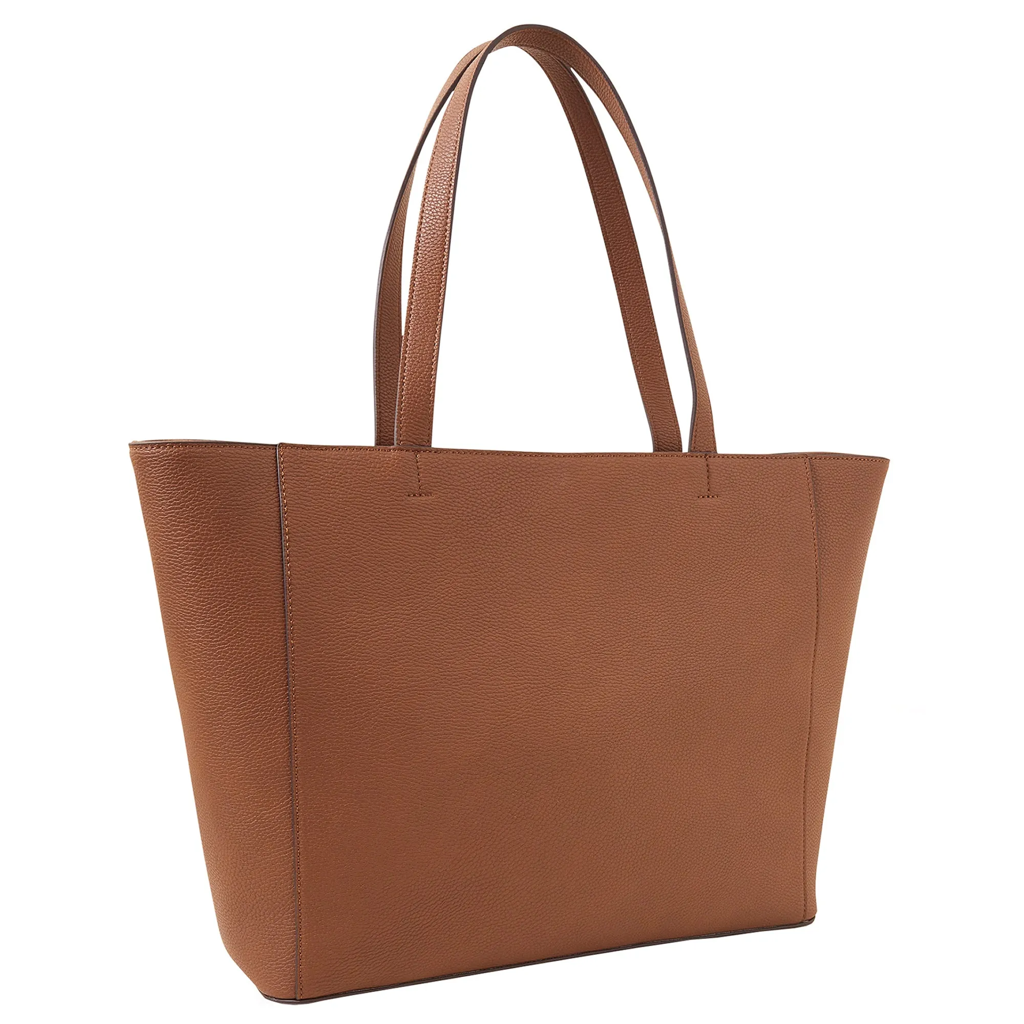 Accessorize London Women's Tan Front Pocket Tote Bag