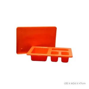 ARMY FOOD PLATE WITH COVER (1453)