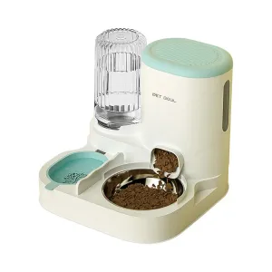 Automatic Cat Feeder with Water Fountain - Large Capacity Food & Water Dispenser