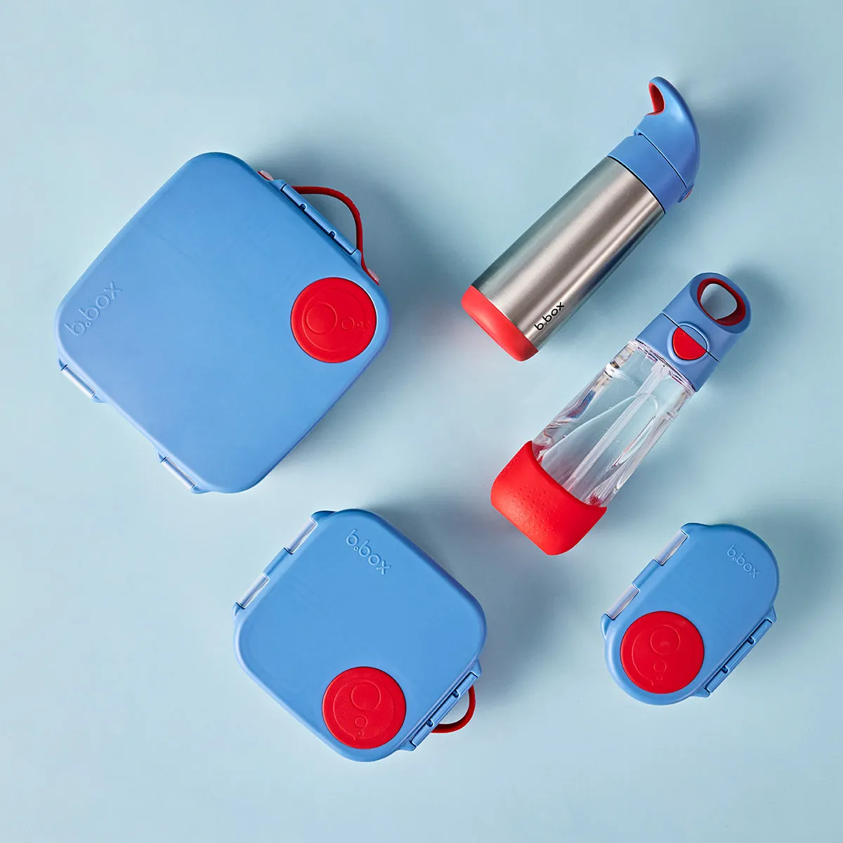 b.box Bento Lunch Box MINI - Blue Blaze