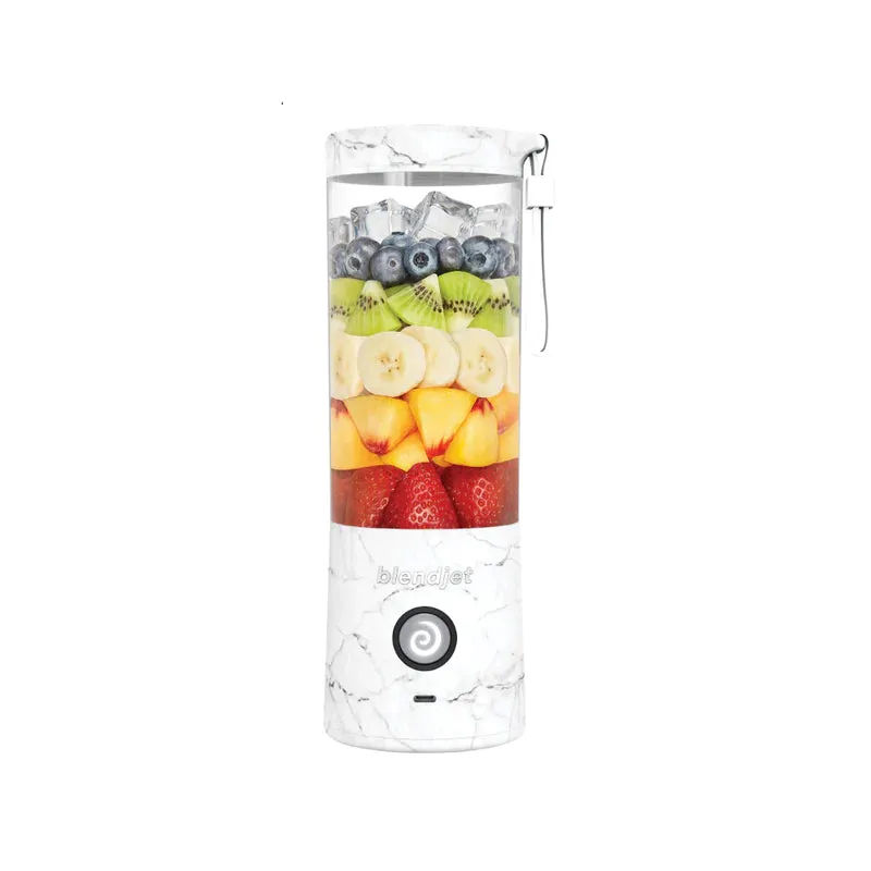 BlendJet V2 Portable Blender - White Marble