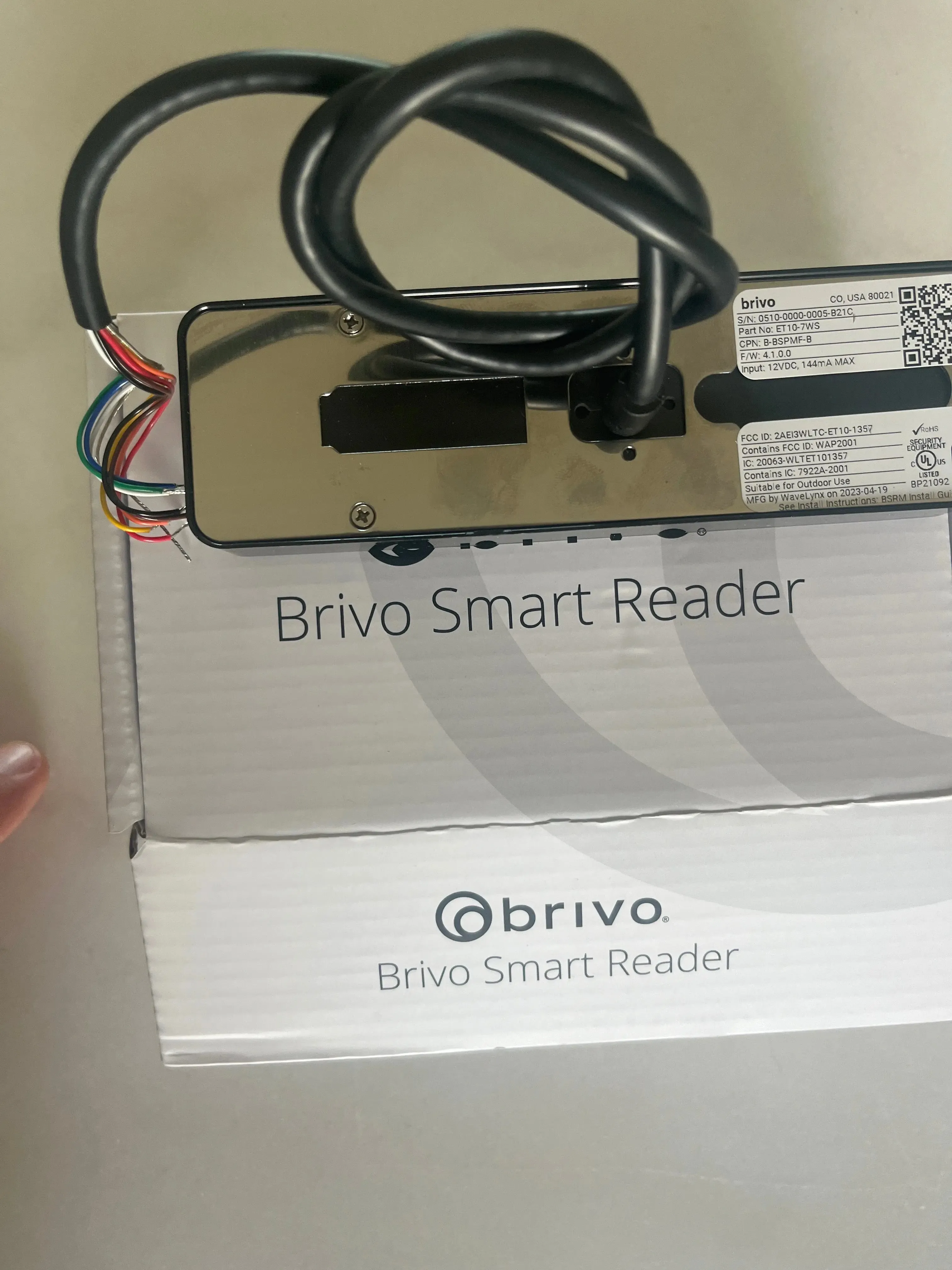 Brivo OSDP Reader B-BSPMF-B tri-technology