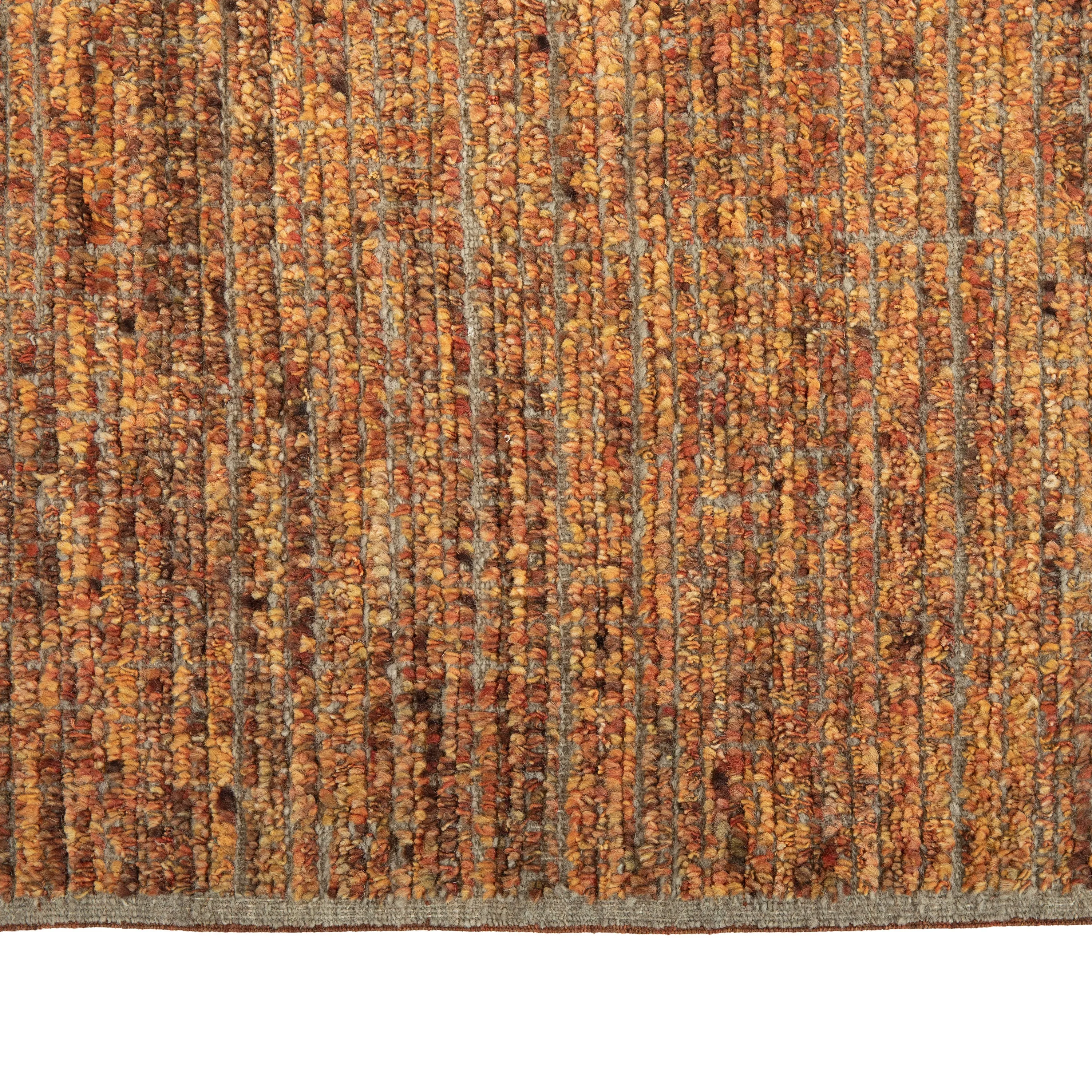 Brown Stelle Contemporary Ghazni Wool Rug - 9' x 12'