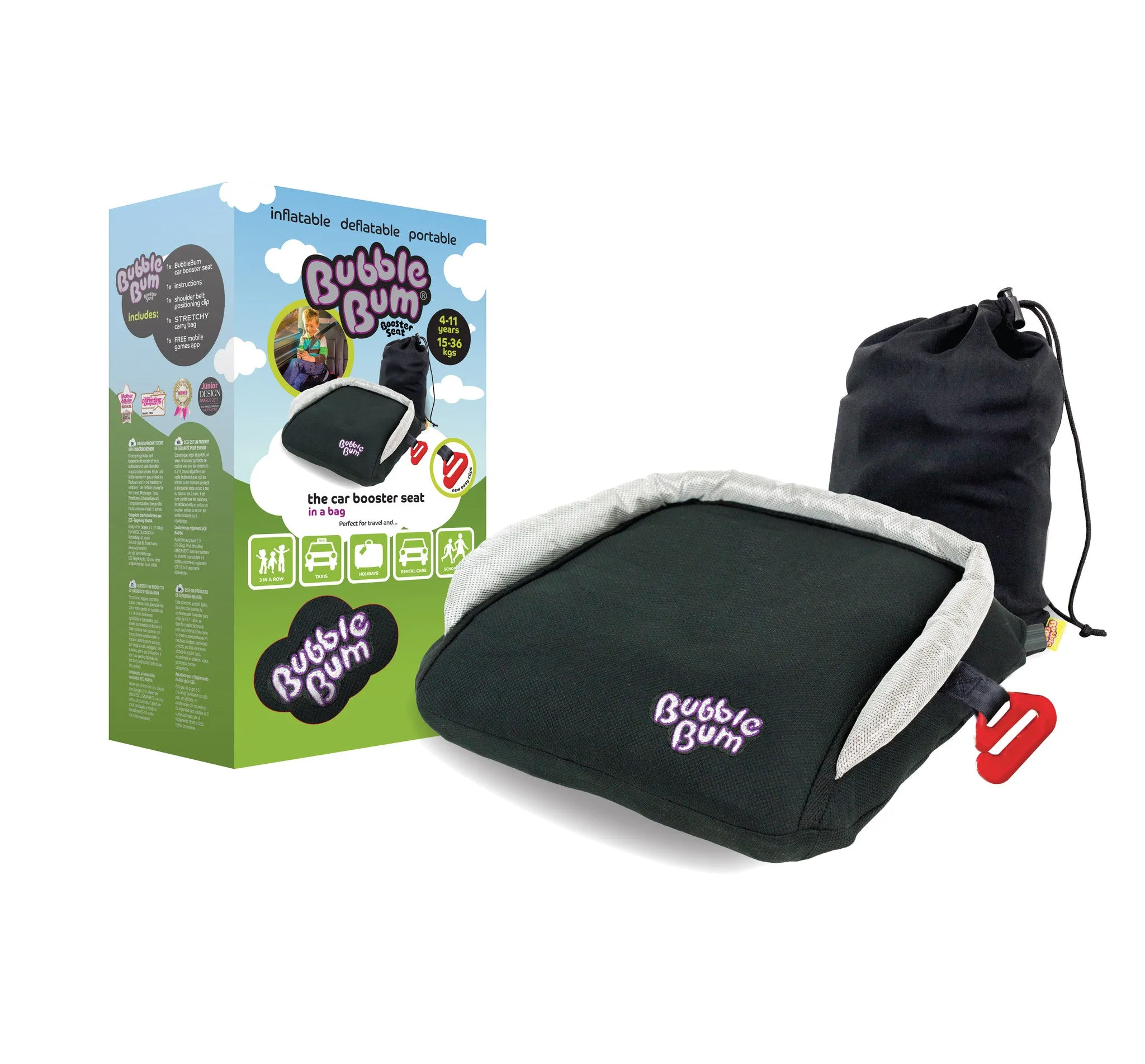 Bubble Bum Inflatable Car Booster Seat