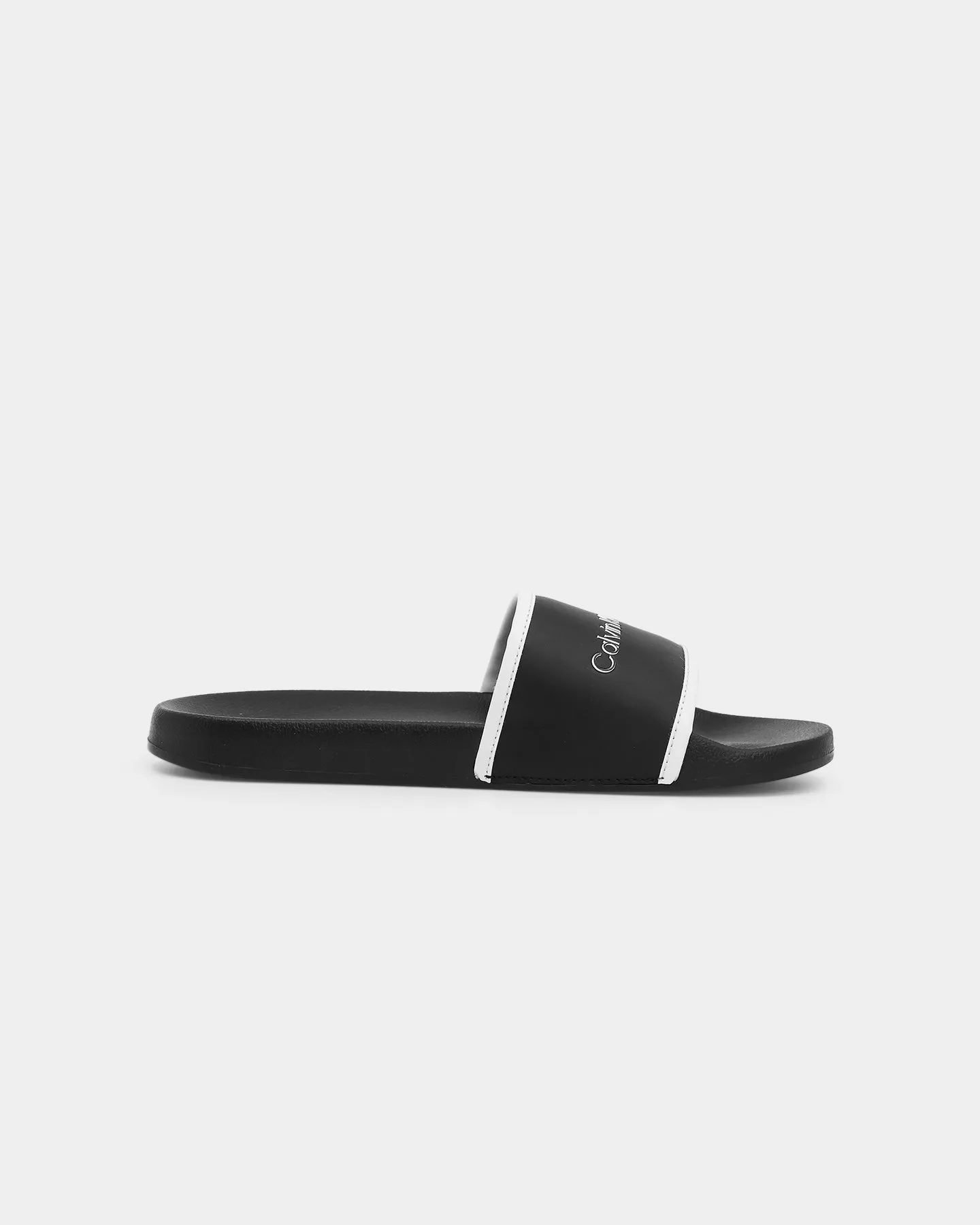 Calvin Klein Women's Institutional Logo Slide Black