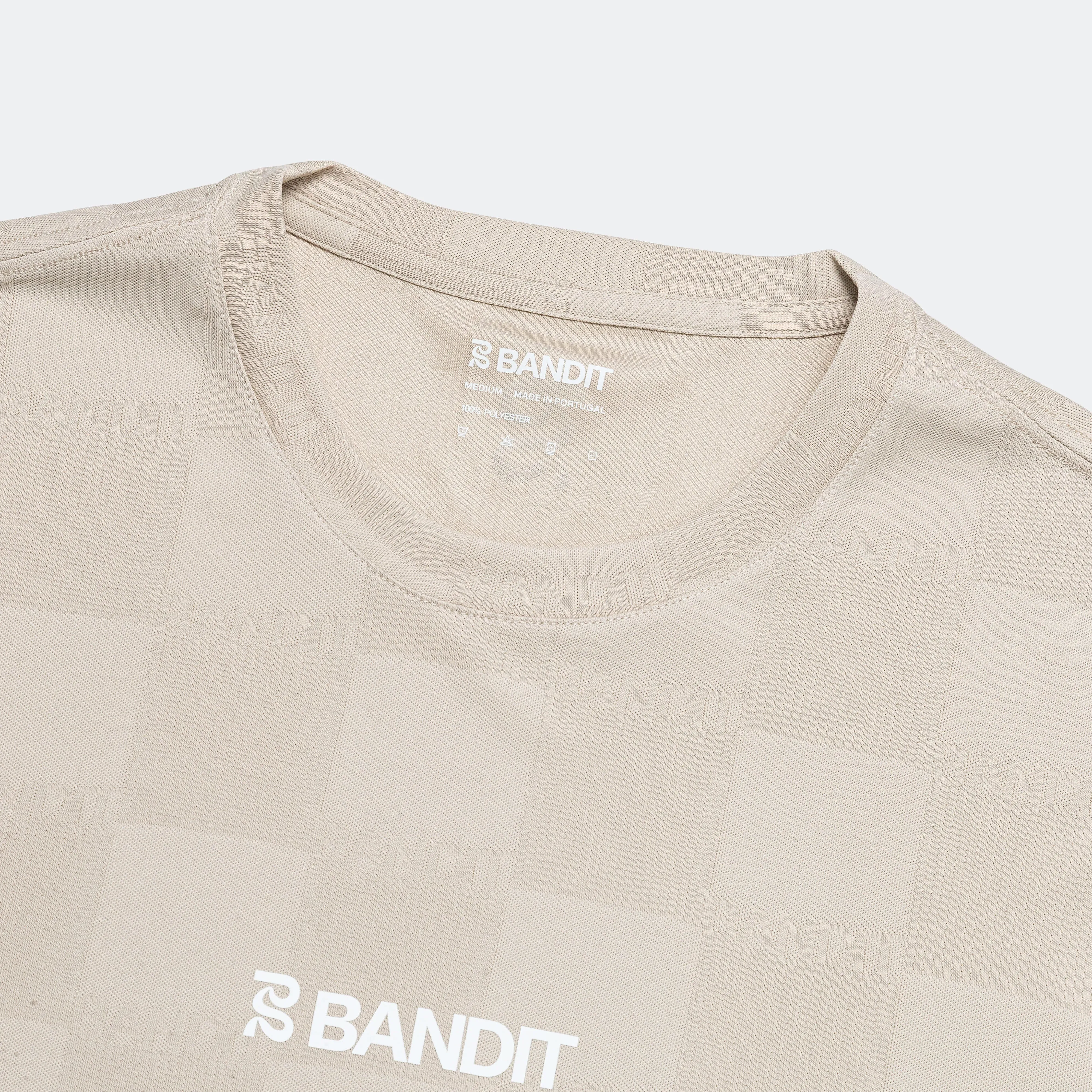 Cheque Jacquard Long Sleeve - Stone