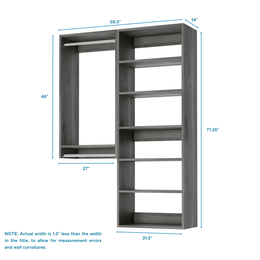 Complete Compact Closet Kit