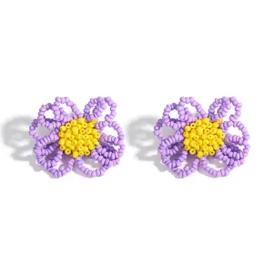 Daisy Earrings | Lavender