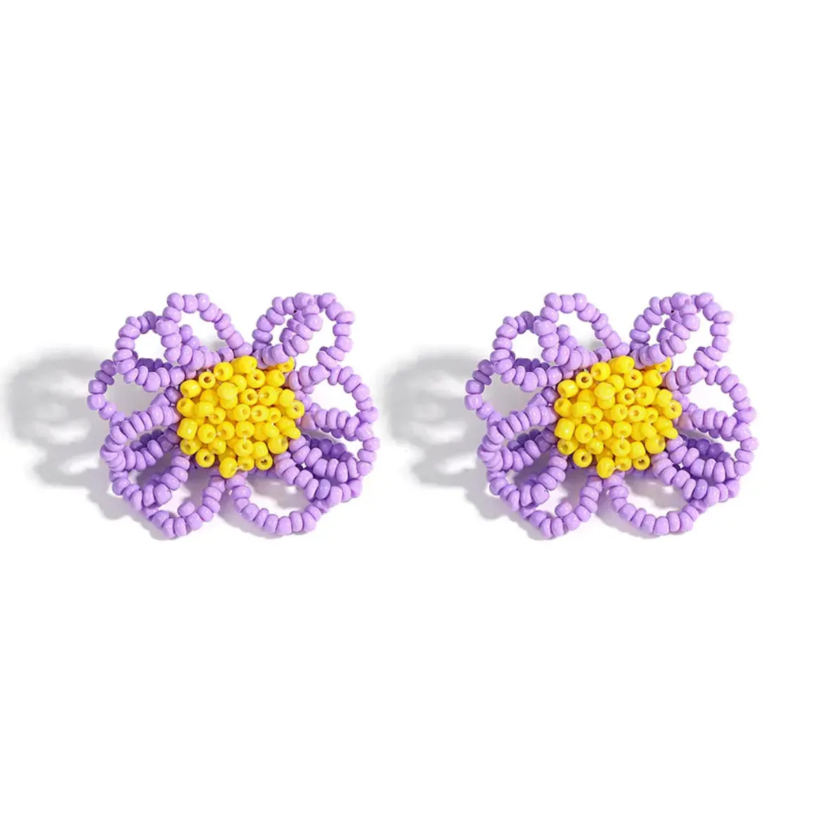 Daisy Earrings | Lavender