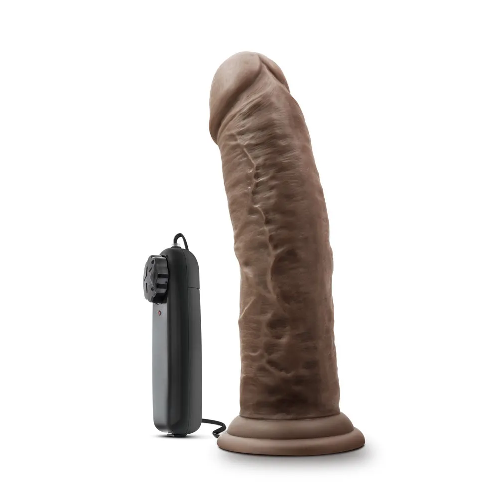 Dr. Dave 8-Inch Vibrating Dildo with Suction Cup and Adjustable Vibes