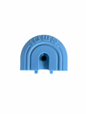 End Cap for Flange Series L-Track | GREY | QC06088