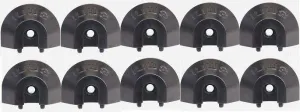 End Cap for Surface Angled Series L-Track 10 PACK | QC06059