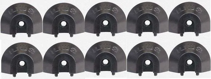 End Cap for Surface Angled Series L-Track 10 PACK | QC06059