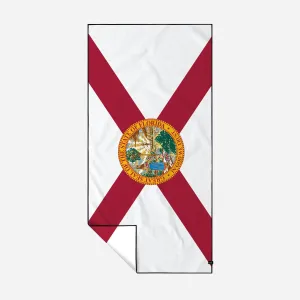 Florida Flag Performance Quick-Dry Travel Towel