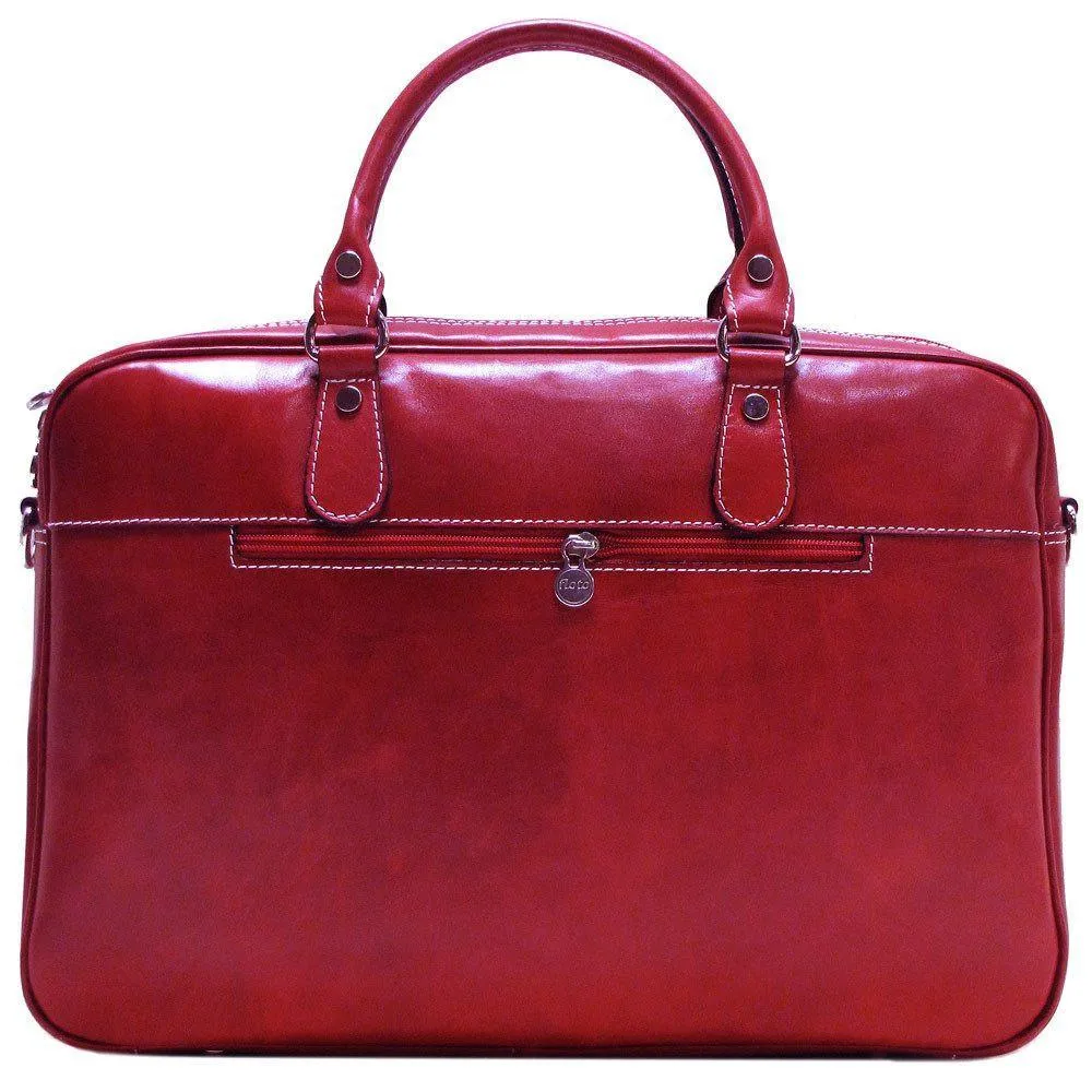 Floto Leather Venezia Slim Briefcase
