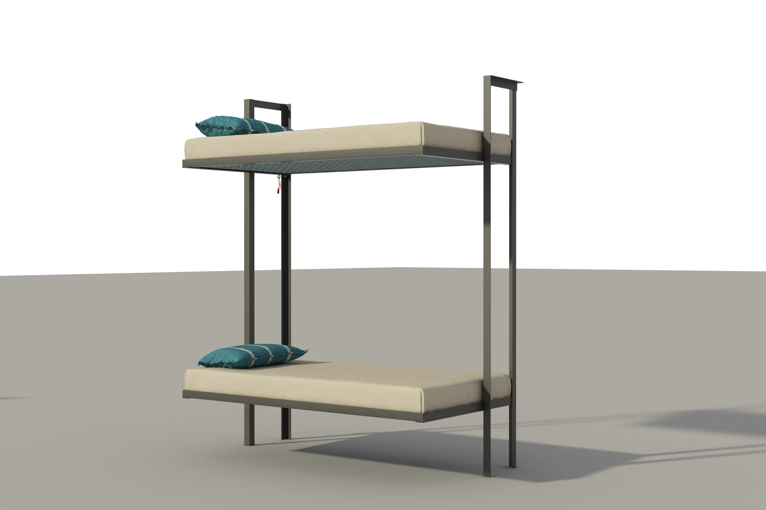 Folding Bunk Bed DIY Plans Bedroom Furniture Kids Adult Children Build Your Own