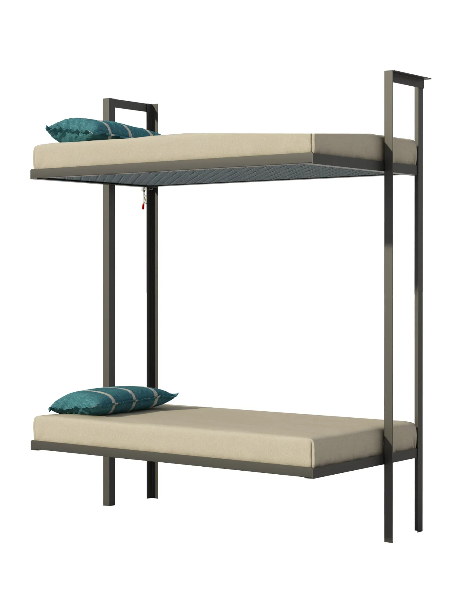Folding Bunk Bed DIY Plans Bedroom Furniture Kids Adult Children Build Your Own