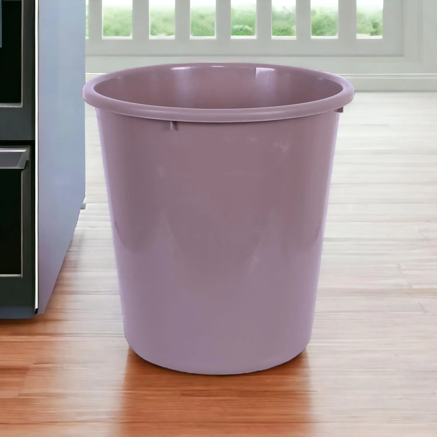 Heart Home Dustbin | Open Dustbin | Plastic Garbage Dustbin | Dustbin For Kitchen | Dustbin For Bathroom | Office Dustbin | Plain Sada Dustbin | 13 LTR | Pack of 2 | Multi