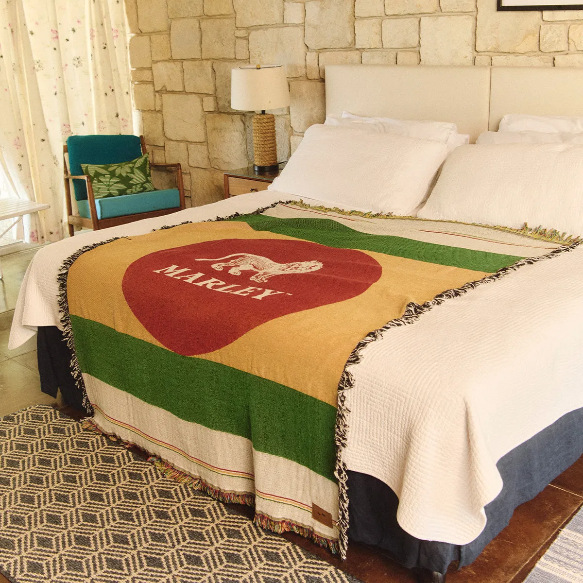Judah Tapestry Blanket | Bob Marley x Slowtide