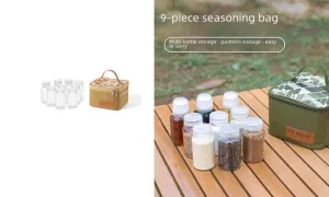 Large Capacity Canvas Picnic Storage Bag