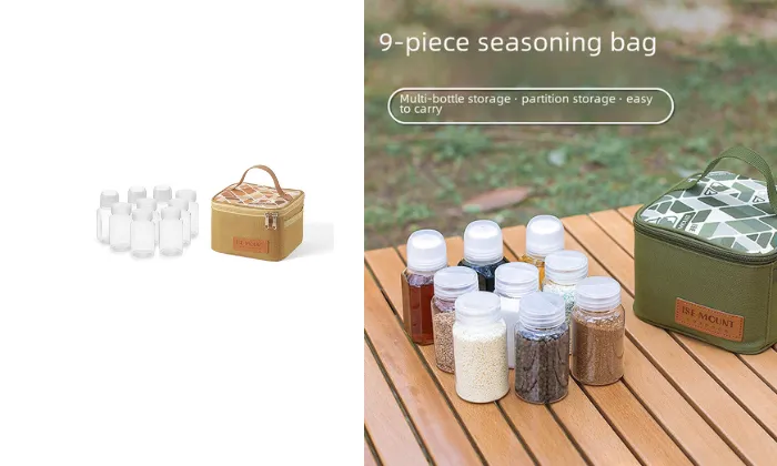 Large Capacity Canvas Picnic Storage Bag