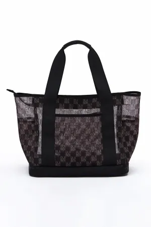 Monogram Sheer Tote Bag - Monogram Brown