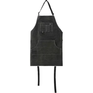 Pando Moto Albert Candiani Selvedge Denim Apron Black