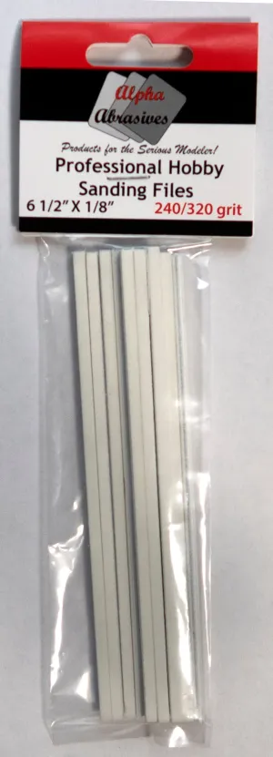 Sanding Files - 1/8" Professional - Fine