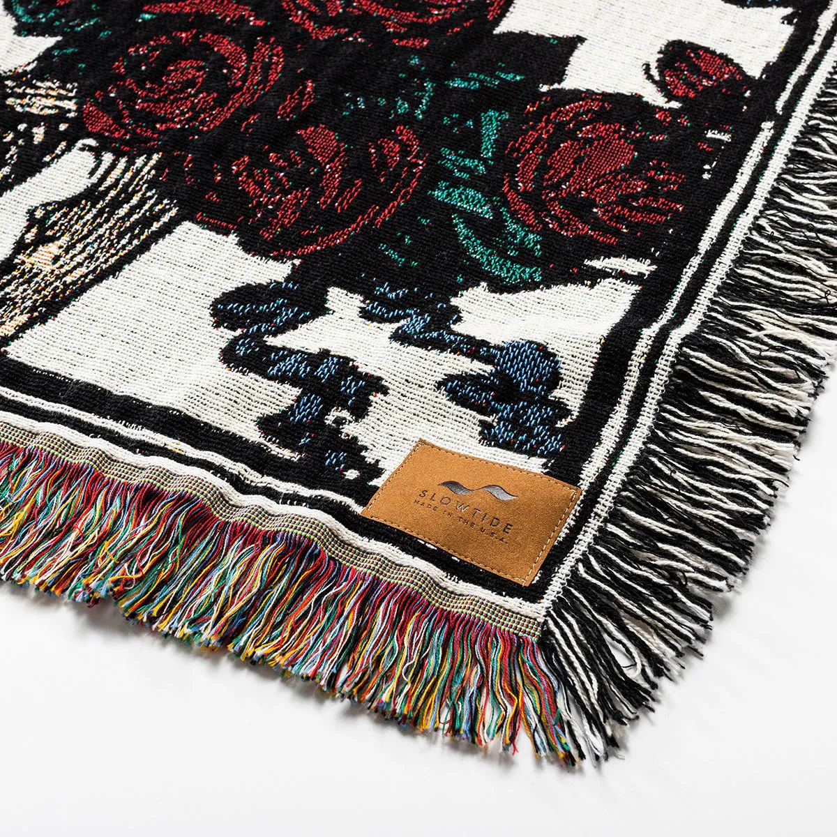 Skull & Roses Bertha Tapestry Blanket | Grateful Dead x Slowtide