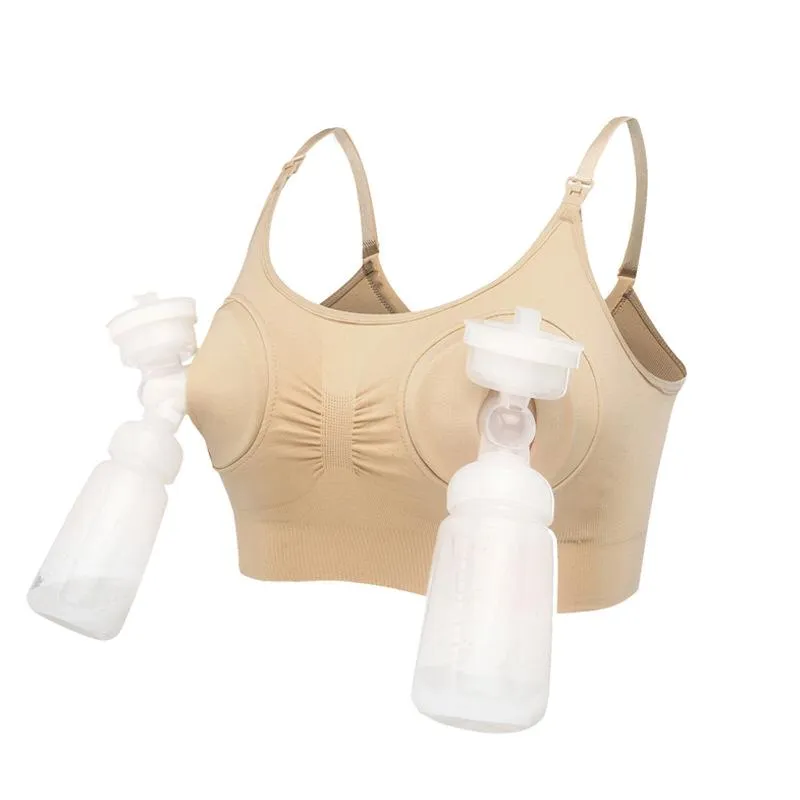 The Cozy Hands Free Pumping and Nursing Bra