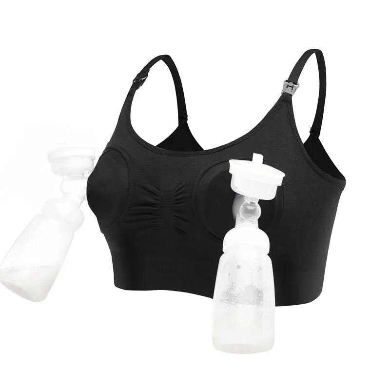 The Cozy Hands Free Pumping and Nursing Bra