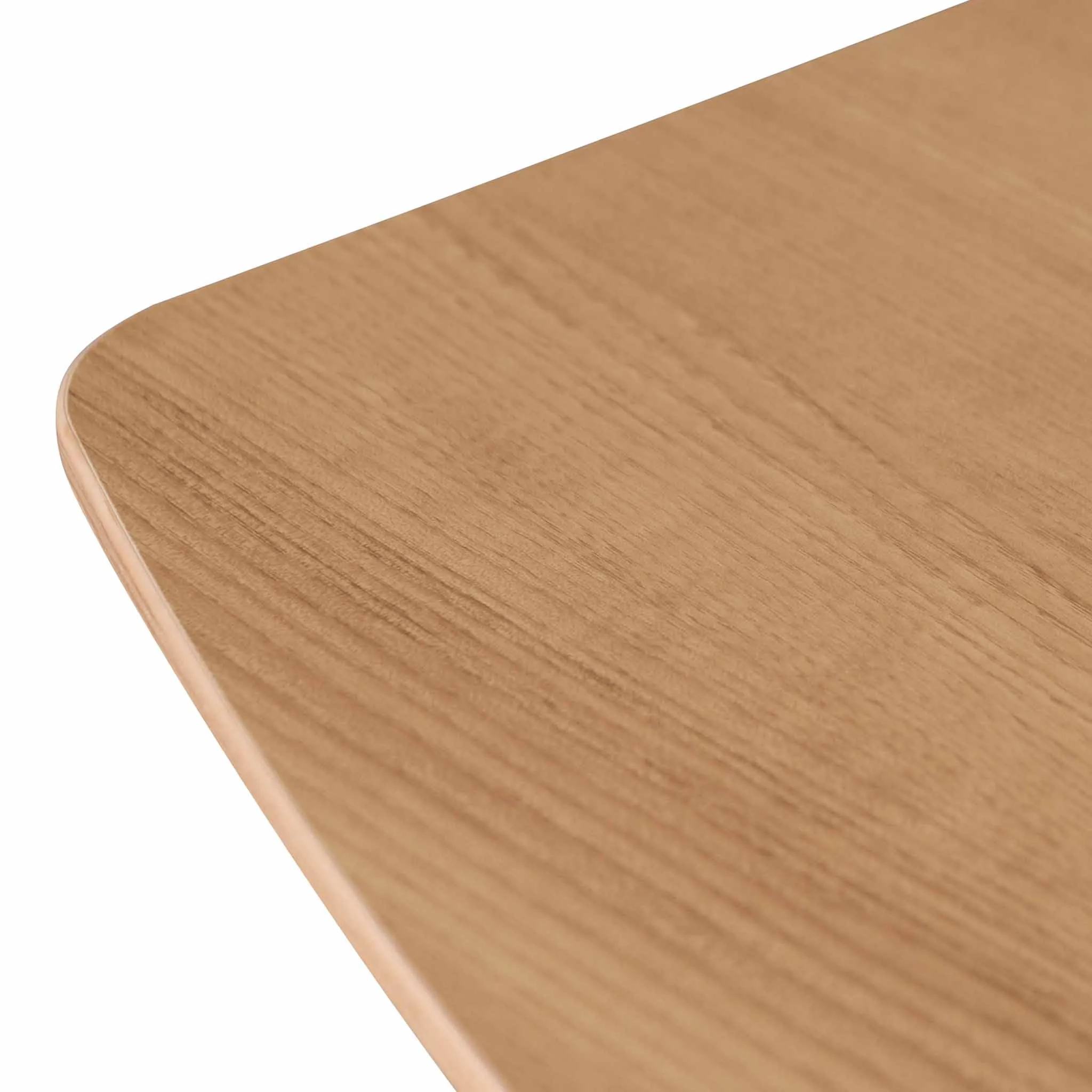Vogue 3.6m Boardroom Meeting Table - Natural Top With Black Legs