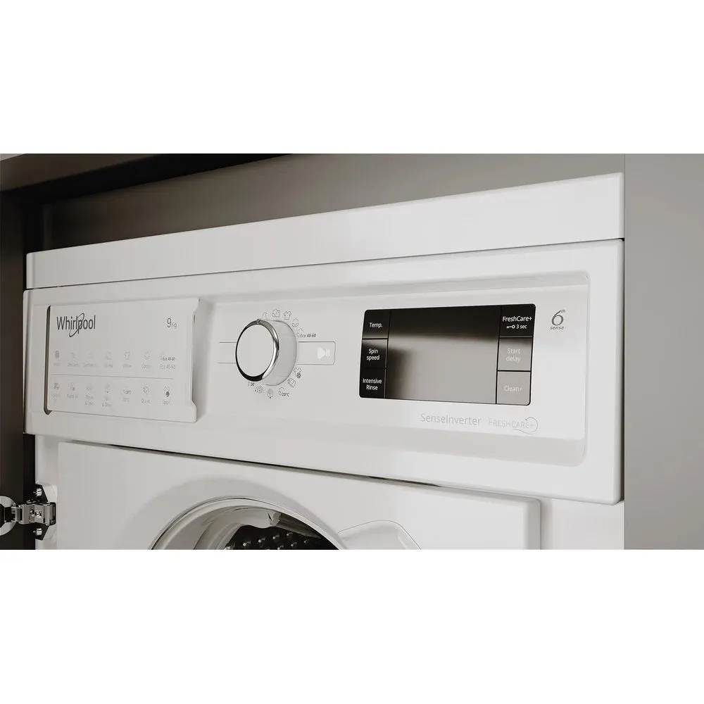 Whirlpool  9KG 1400 Spin Integrated Washing Machine | BIWMWG91485UK