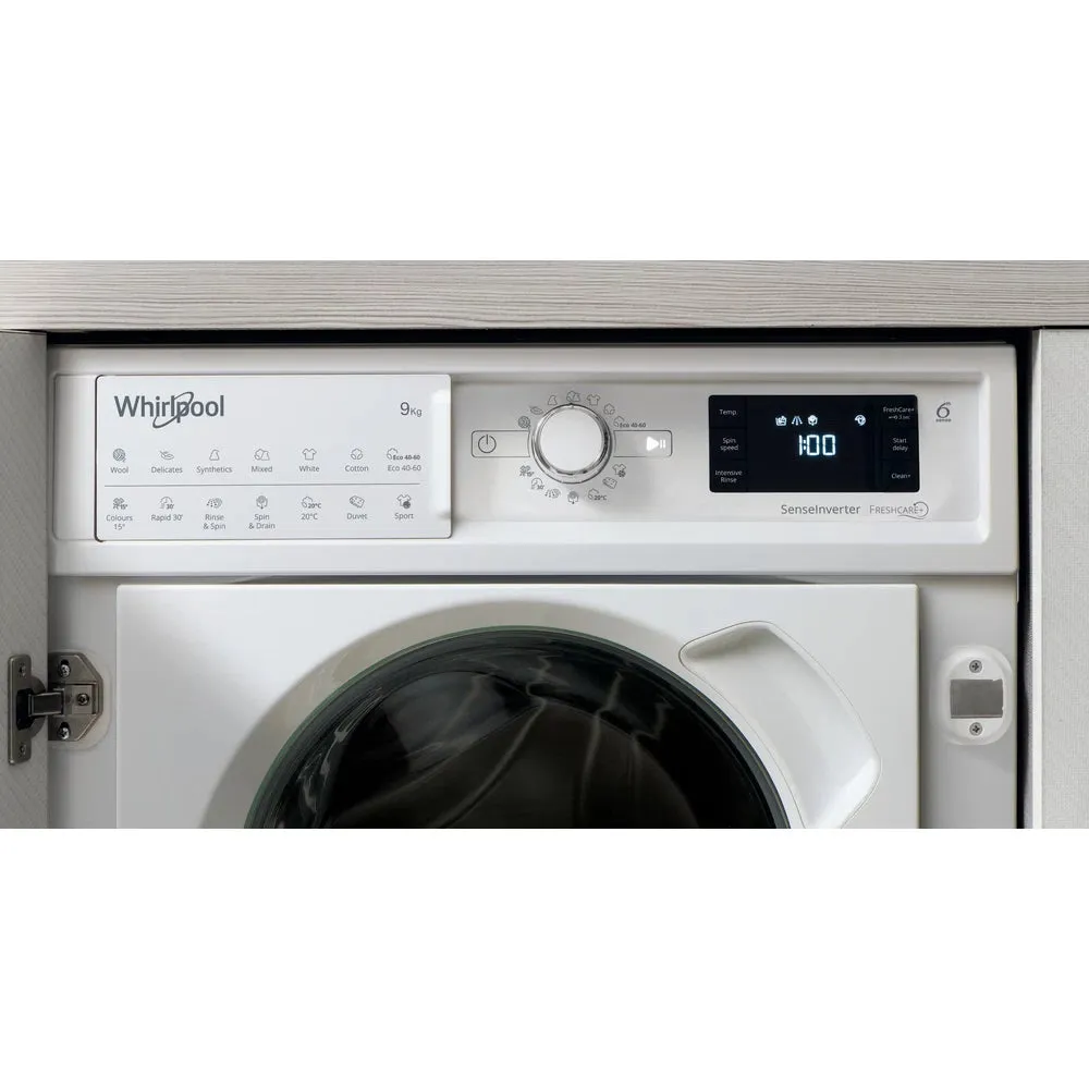 Whirlpool  9KG 1400 Spin Integrated Washing Machine | BIWMWG91485UK