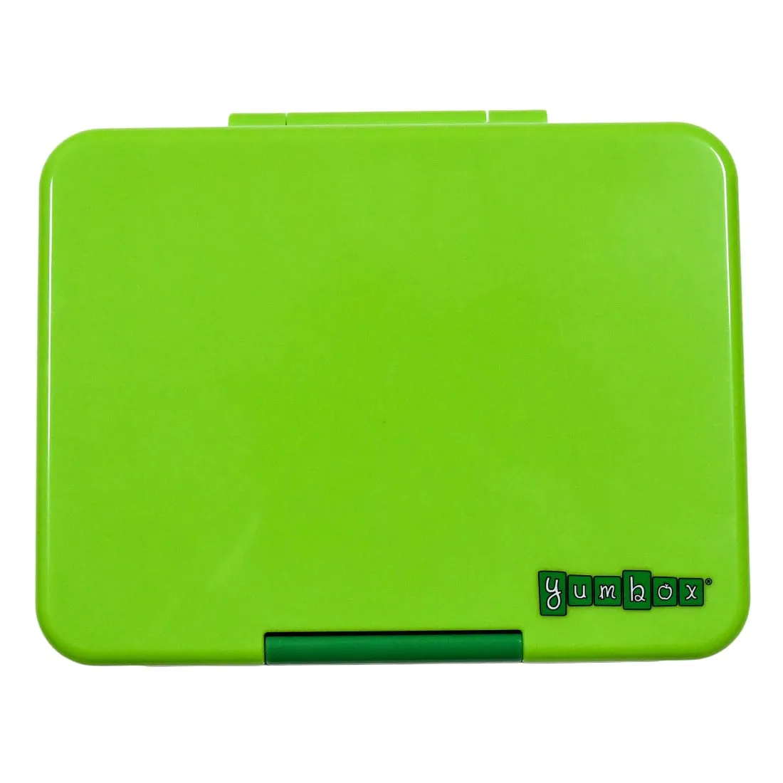 Yumbox Mini Snack 3-Compartment Lunch Box - Lime Green Toucan
